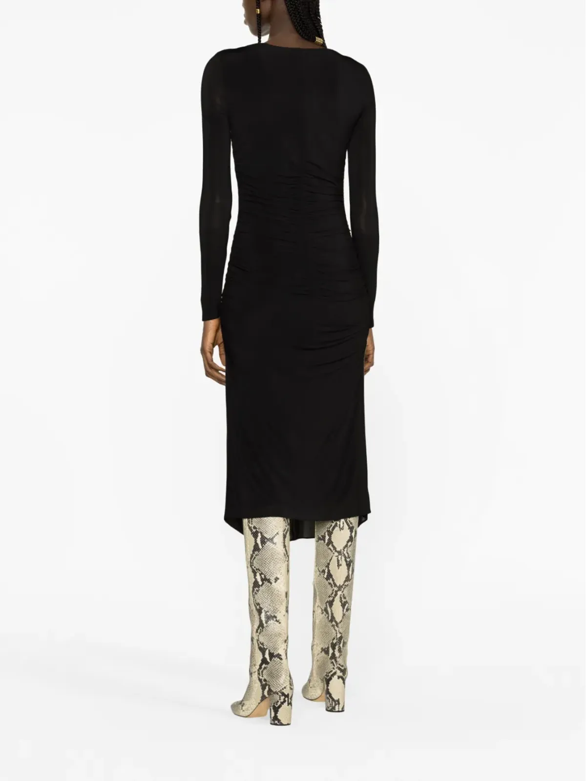 ISABEL MARANT Laly ルーシュジャージードレス - 画像4