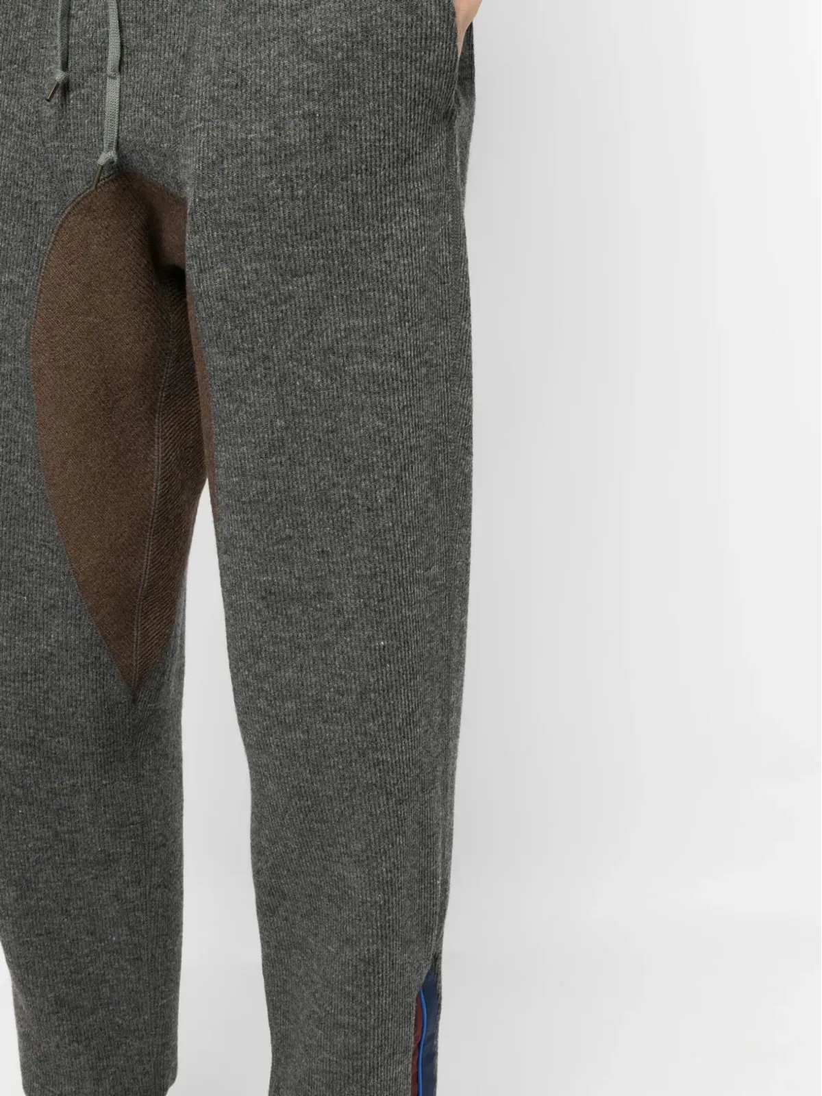 Kolor ドローストリングウエストバンド付きニットパンツ - グレー - 画像5