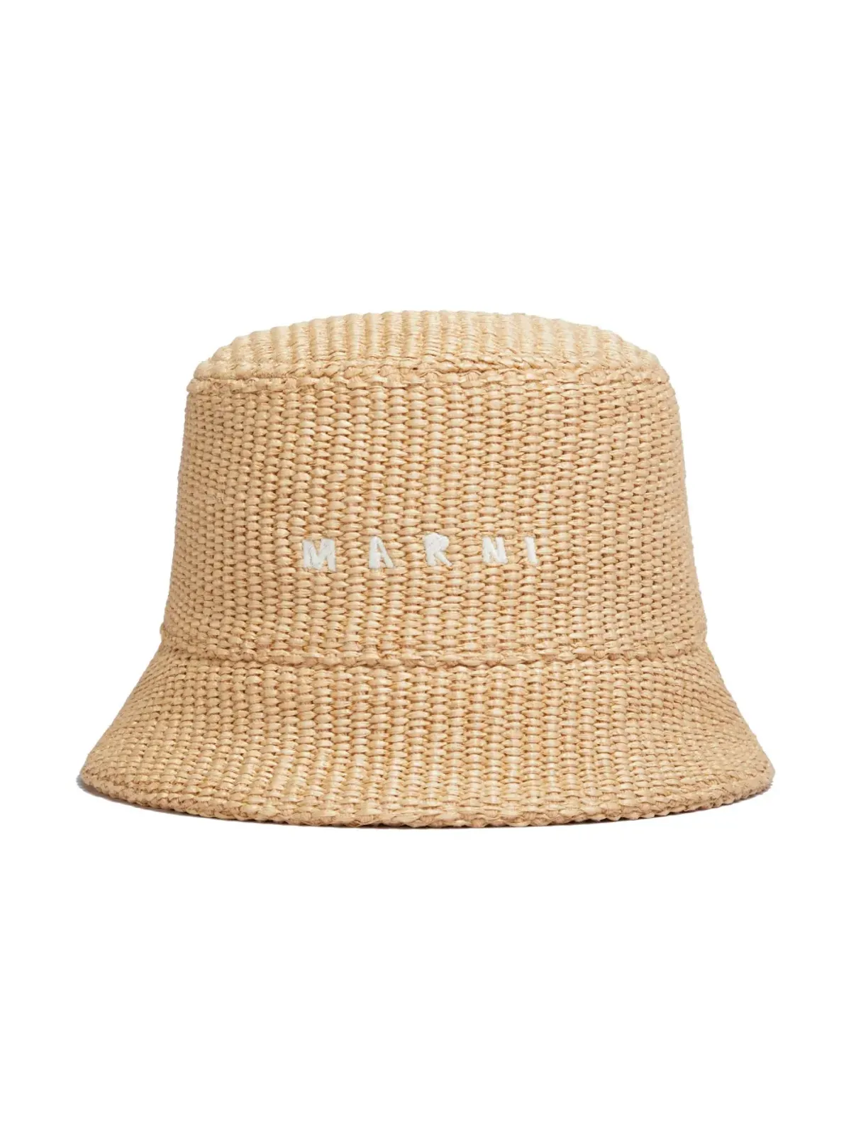 Marni ロゴ刺繍バケットハット - ベージュ系 - 画像3