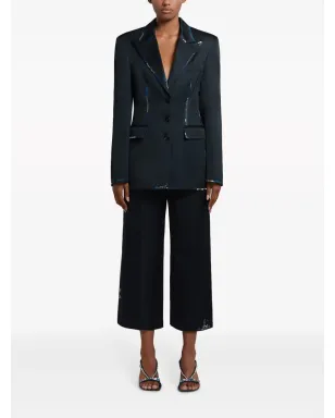Marni 装飾ステッチ入りクロップドパンツ - サムネイル2