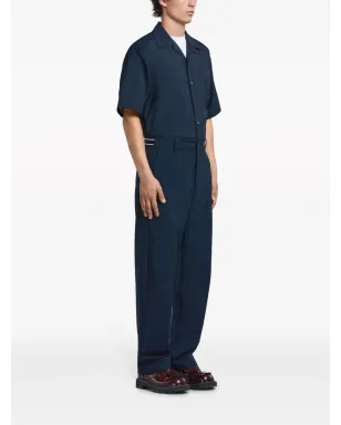 Marni キャンプカラー ヴァージンウール シャツ - サムネイル2
