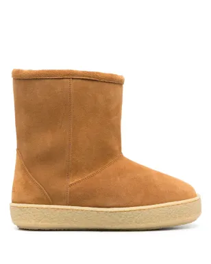 ISABEL MARANT フリーズ スエード アンクルブーツ ブラウン - サムネイル1