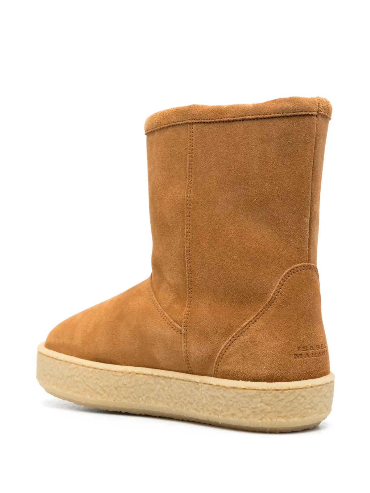 ISABEL MARANT フリーズ スエード アンクルブーツ ブラウン - 画像3