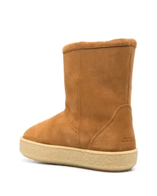 ISABEL MARANT フリーズ スエード アンクルブーツ ブラウン - サムネイル3