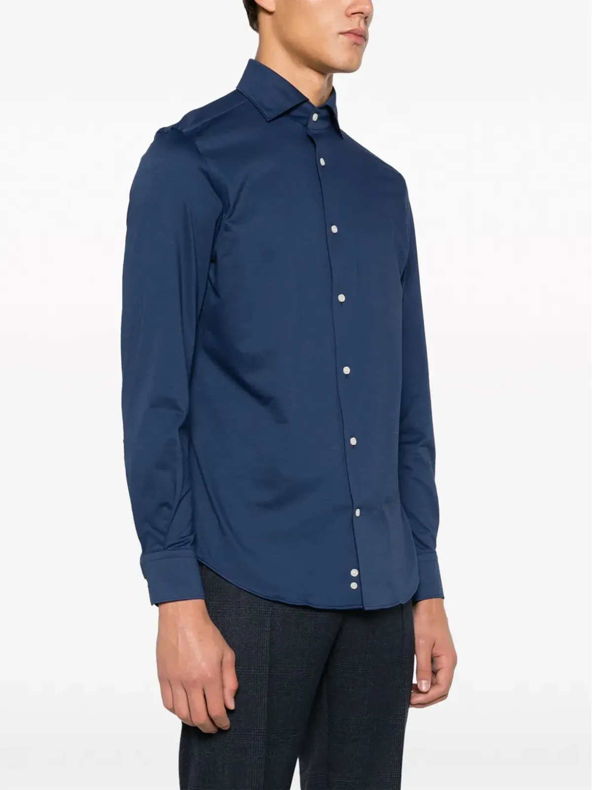 Boggi Milano 長袖ジャージーシャツ - 画像3