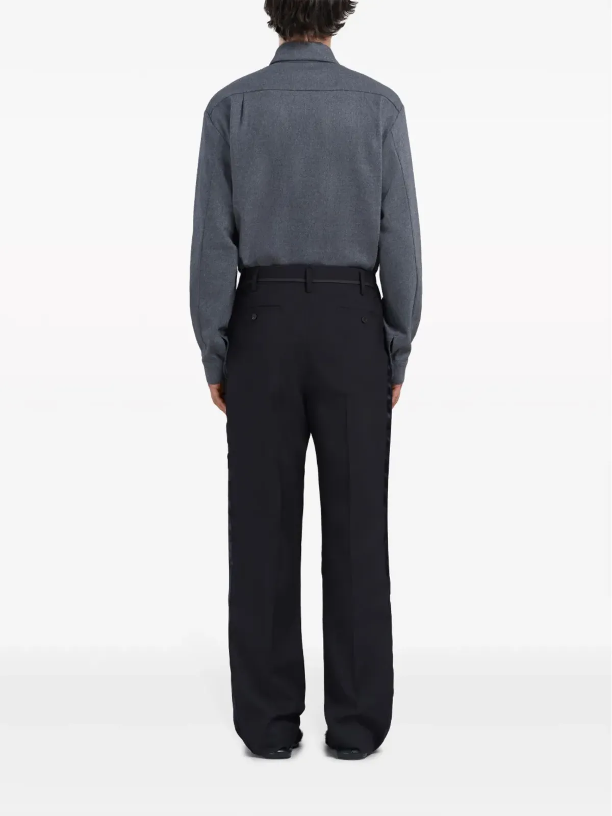 Marni サテンストライプ トラウザーズ - 画像4