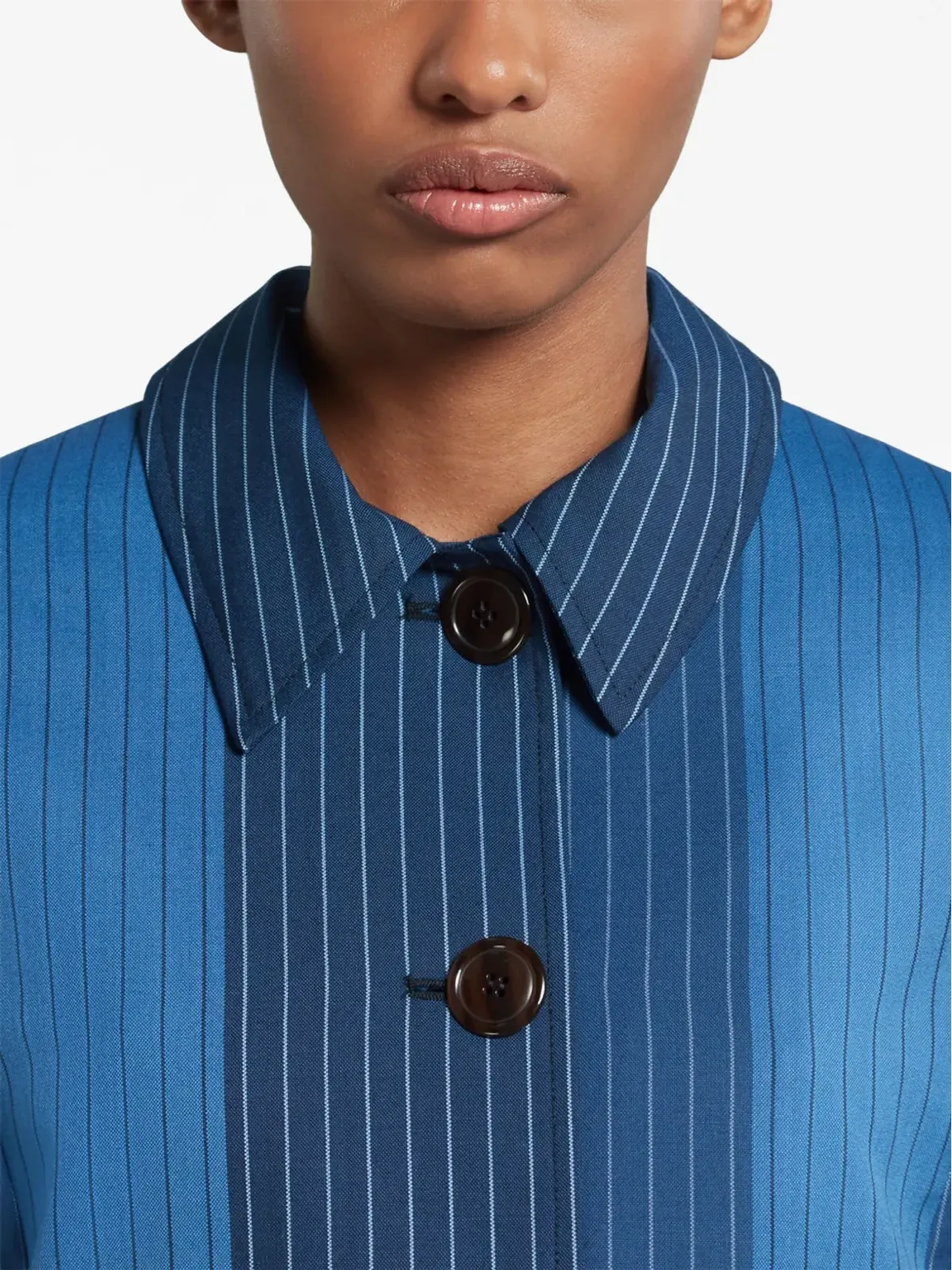 Marni ピンストライプ柄 バージンウール ブレザー - 画像5