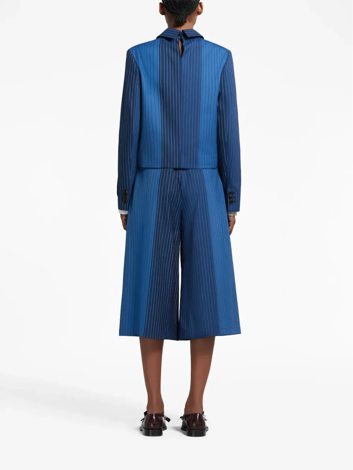 Marni ピンストライプ柄 バージンウール ブレザー - 画像4