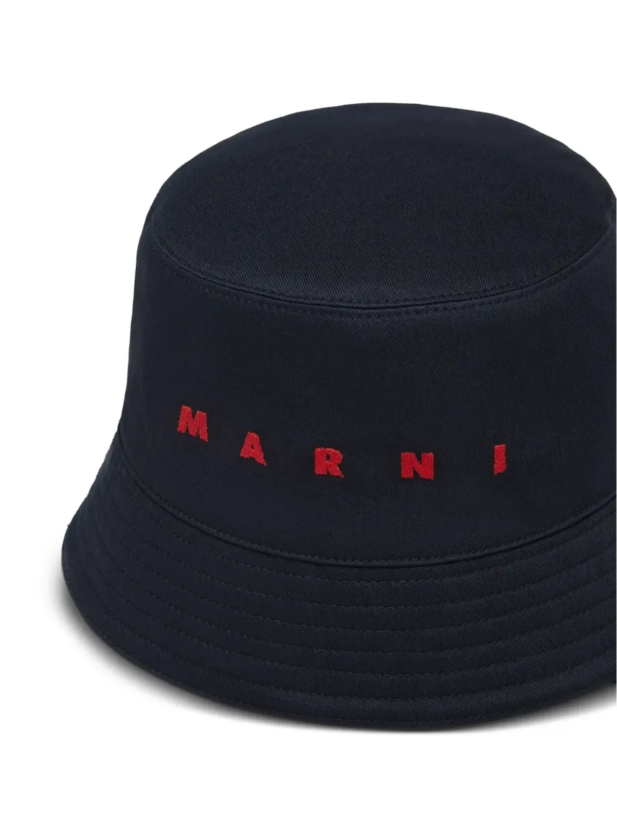 Marni ロゴ刺繍バケットハット - 画像3