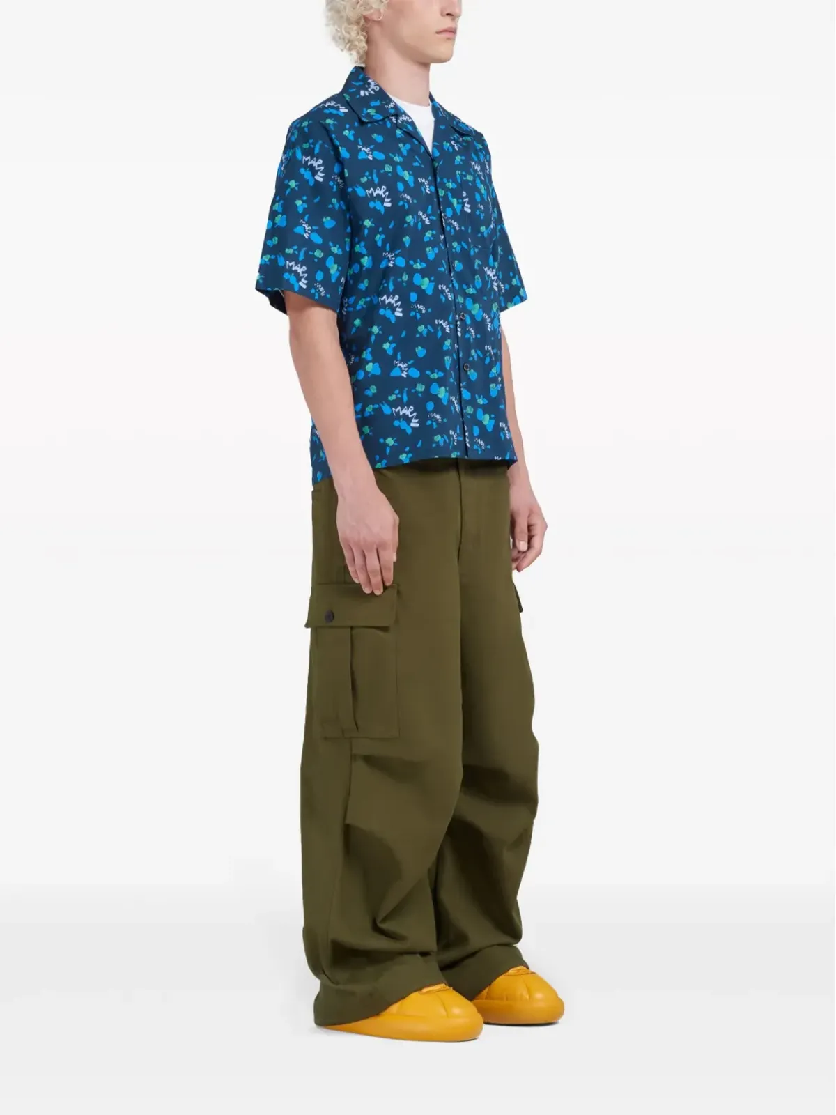 Marni グラフィックプリント コットンシャツ - 画像2