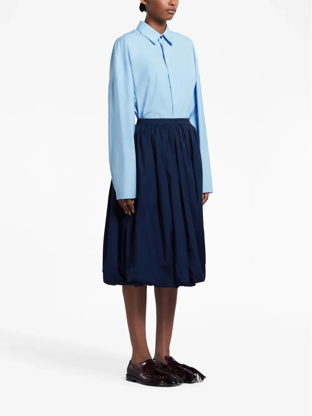 Marni パフボールヘム ミディスカート - 画像3