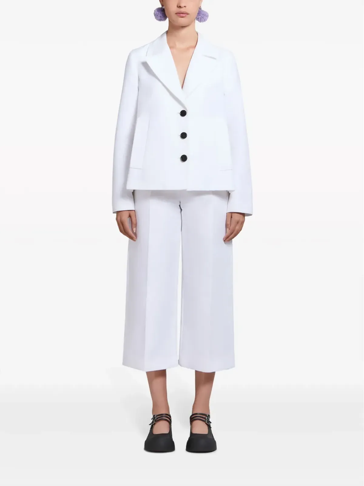 Marni シングルブレスト コットンブレザー - 画像2