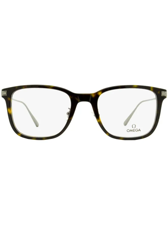 OMEGA EYEWEAR OMEGA EYEWEAR べっ甲調スクエアフレームメガネの商品画像