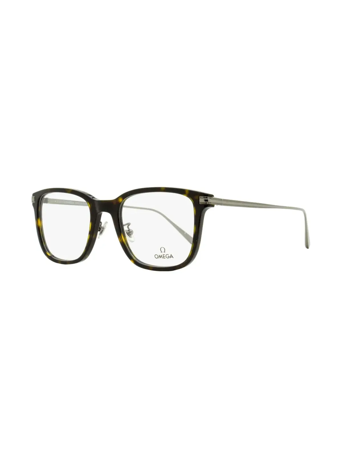 OMEGA EYEWEAR べっ甲調スクエアフレームメガネ - 画像2