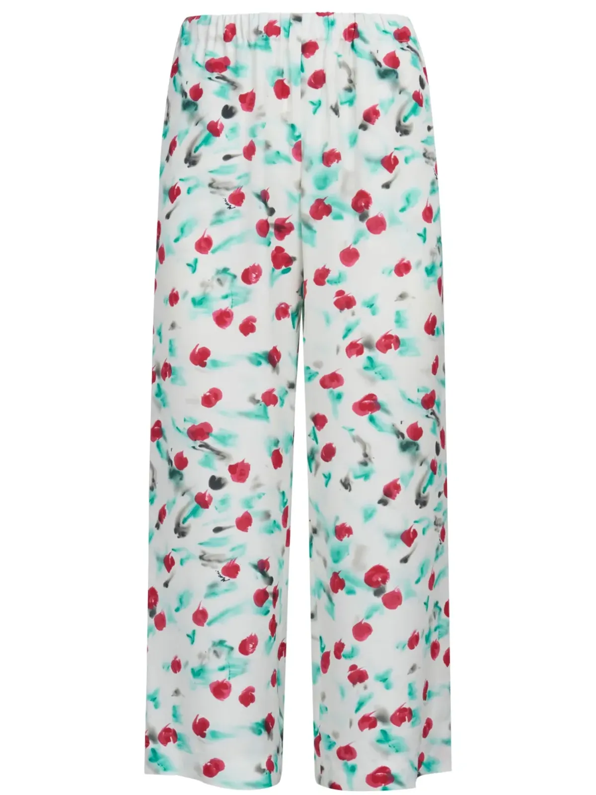 Marni フローラルプリント クロップドパンツ - 画像1