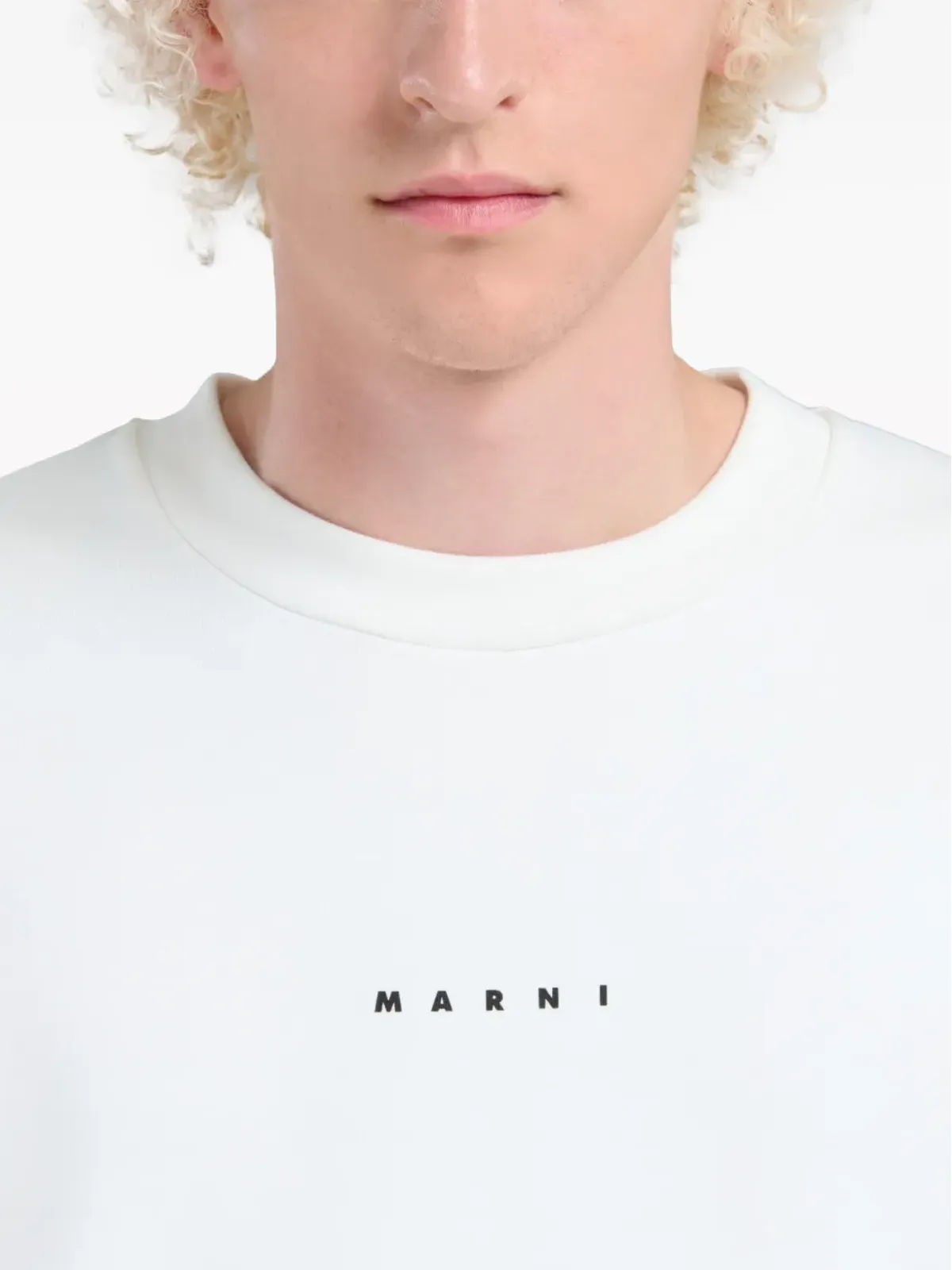 Marni ロゴプリント コットン スウェットシャツ - 画像5