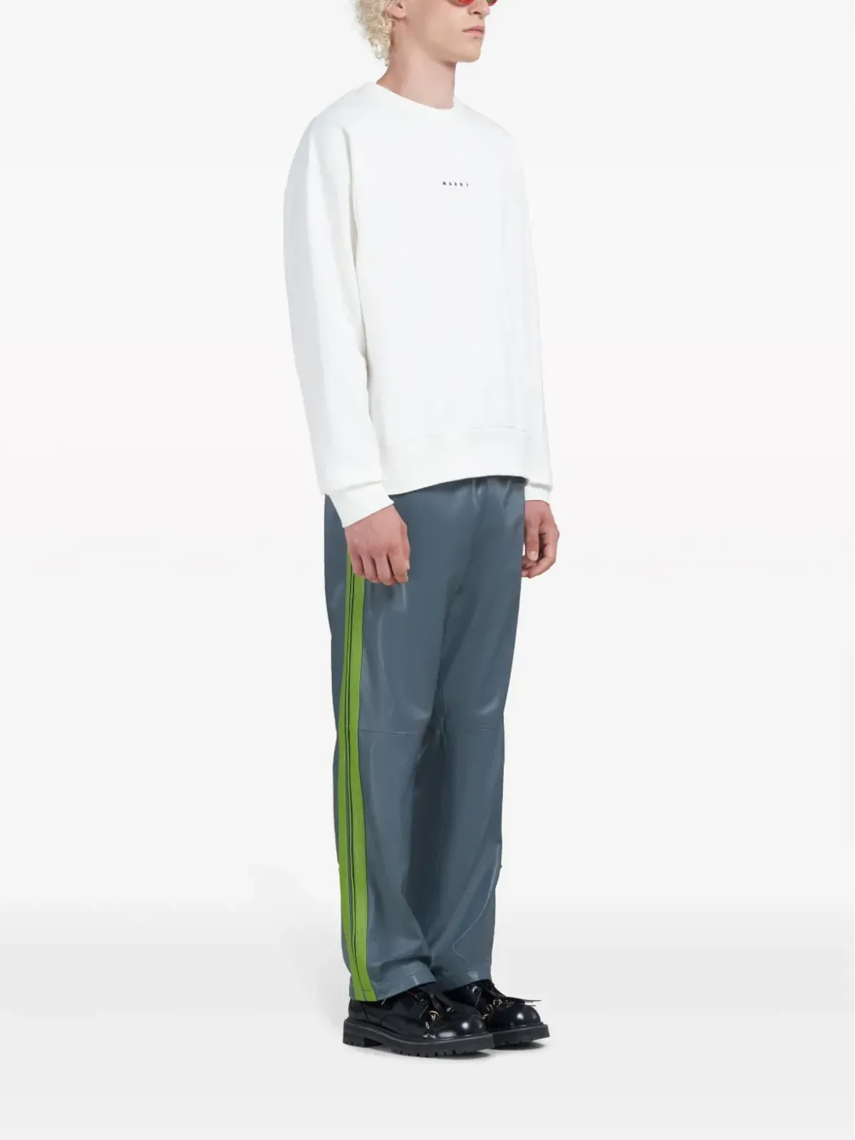 Marni ロゴプリント コットン スウェットシャツ - 画像2