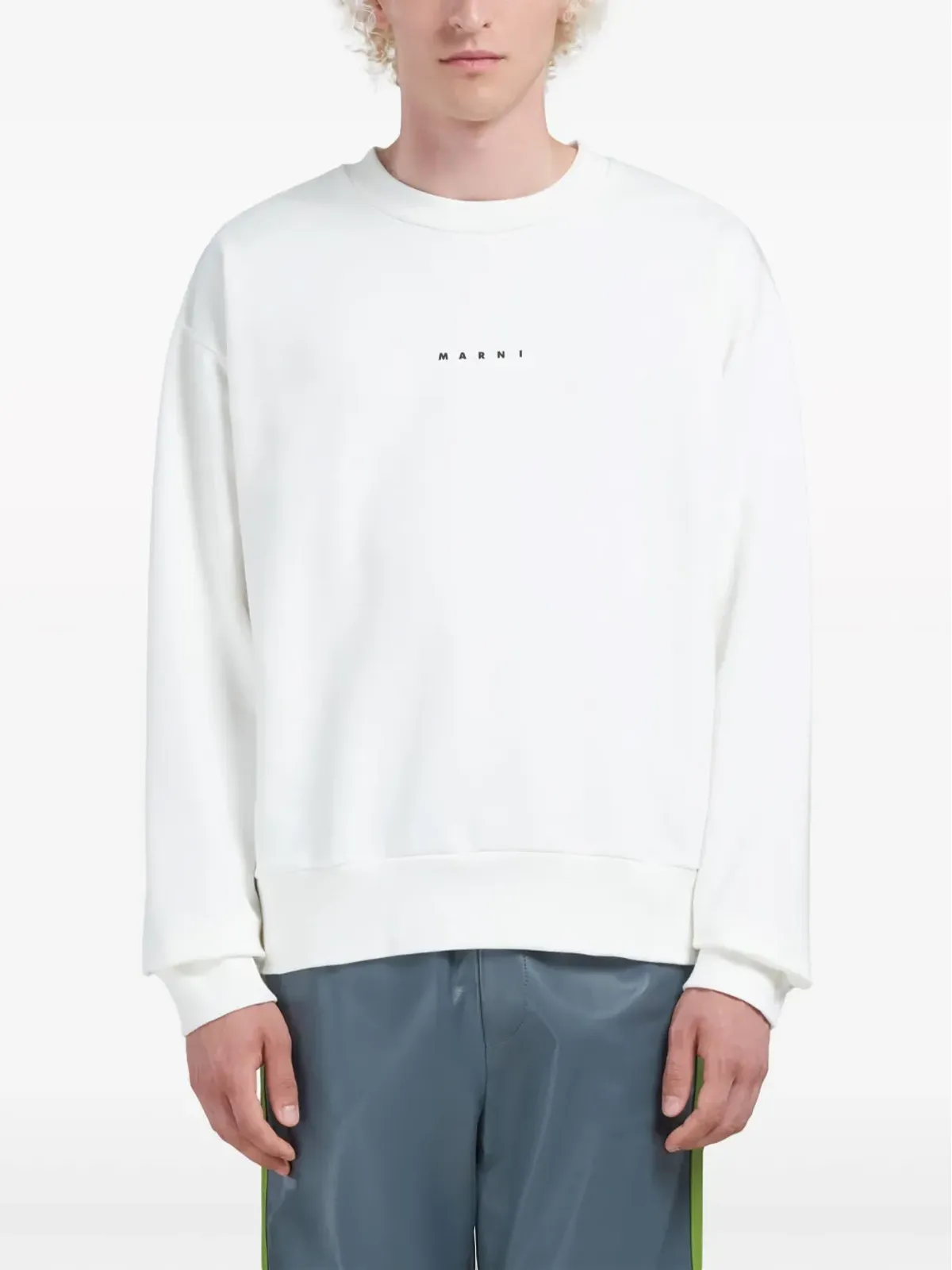 Marni ロゴプリント コットン スウェットシャツ - 画像3