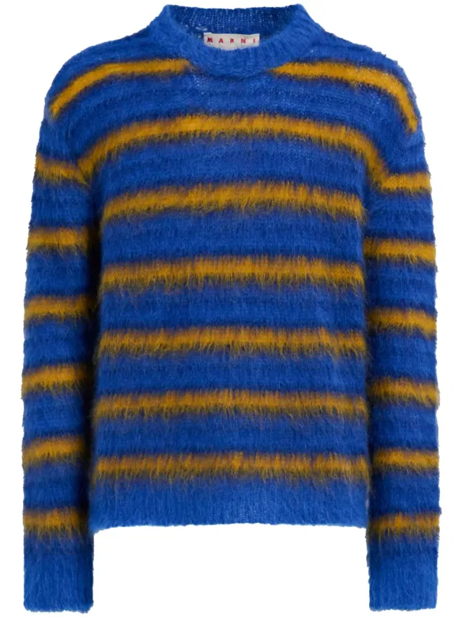 Marni Marni クルーネックストライプニットセーターの商品画像