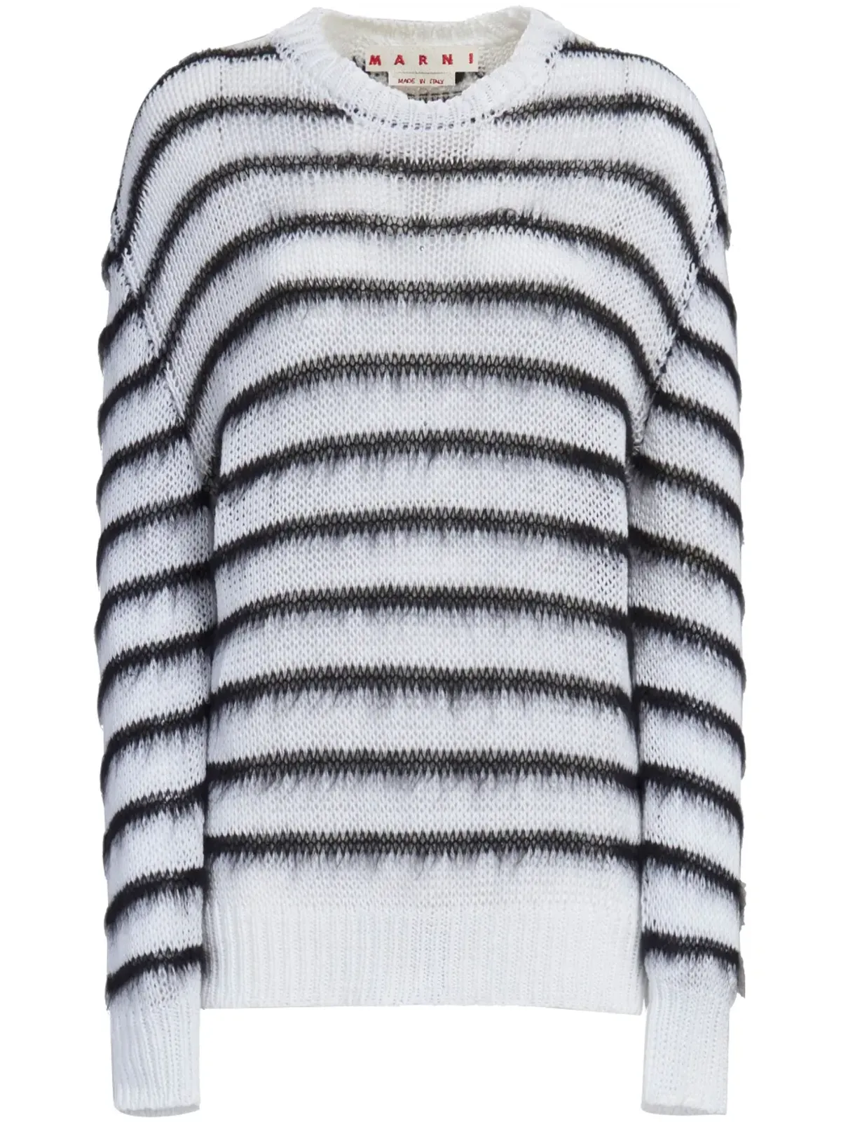 Marni ストライプ入りオープンニット ジャンパー - 画像1