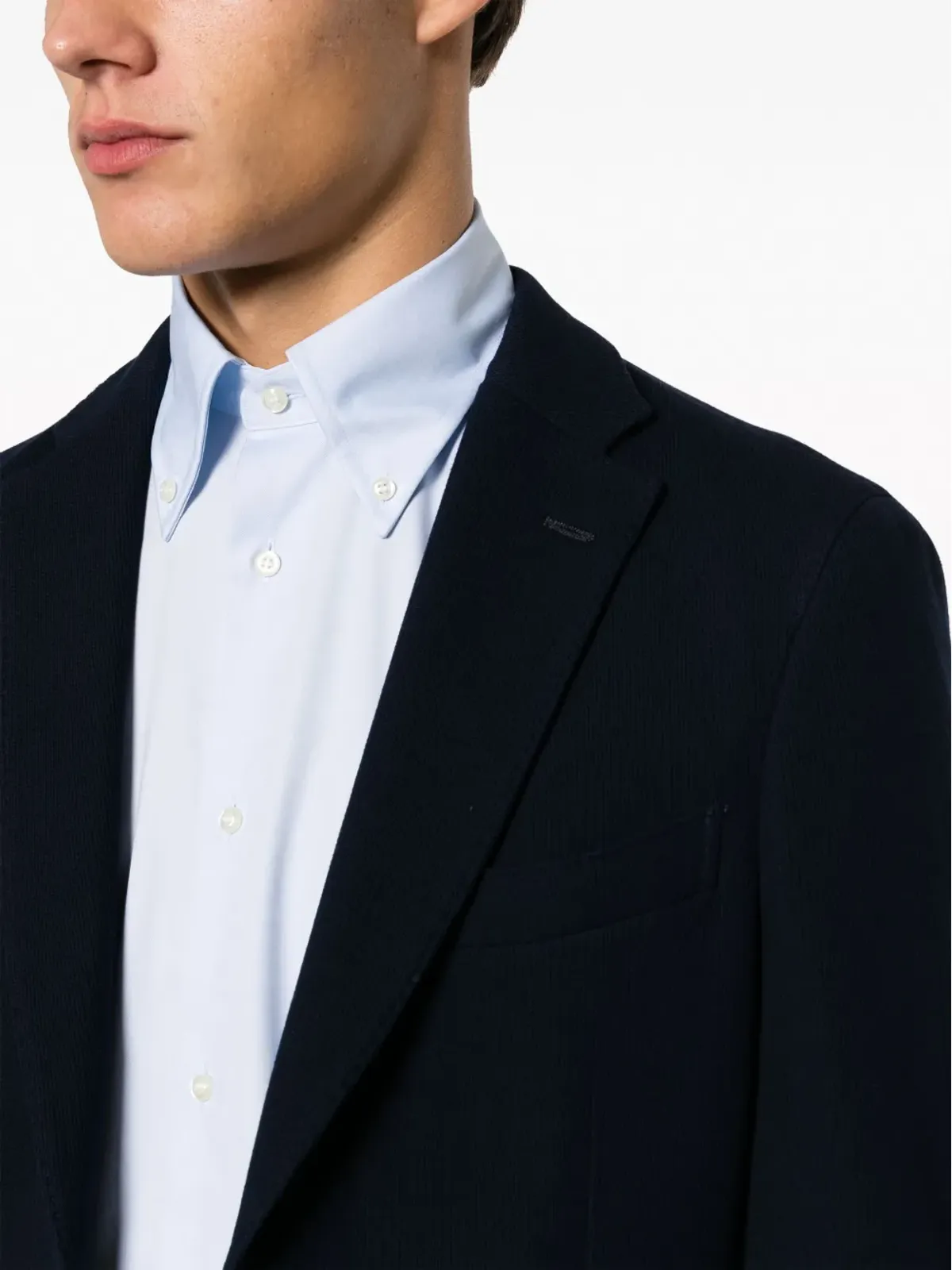 Boggi Milano B-Jersey コットンブレザー - 画像5