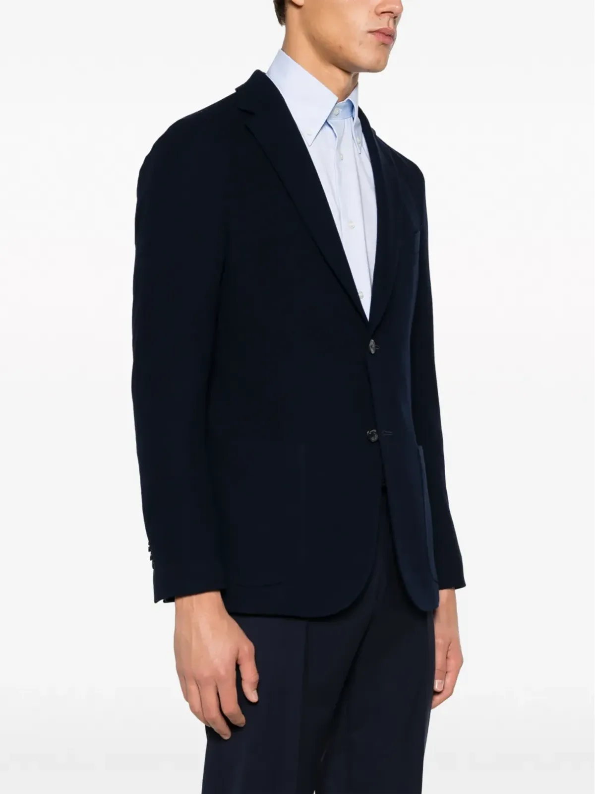 Boggi Milano B-Jersey コットンブレザー - 画像3