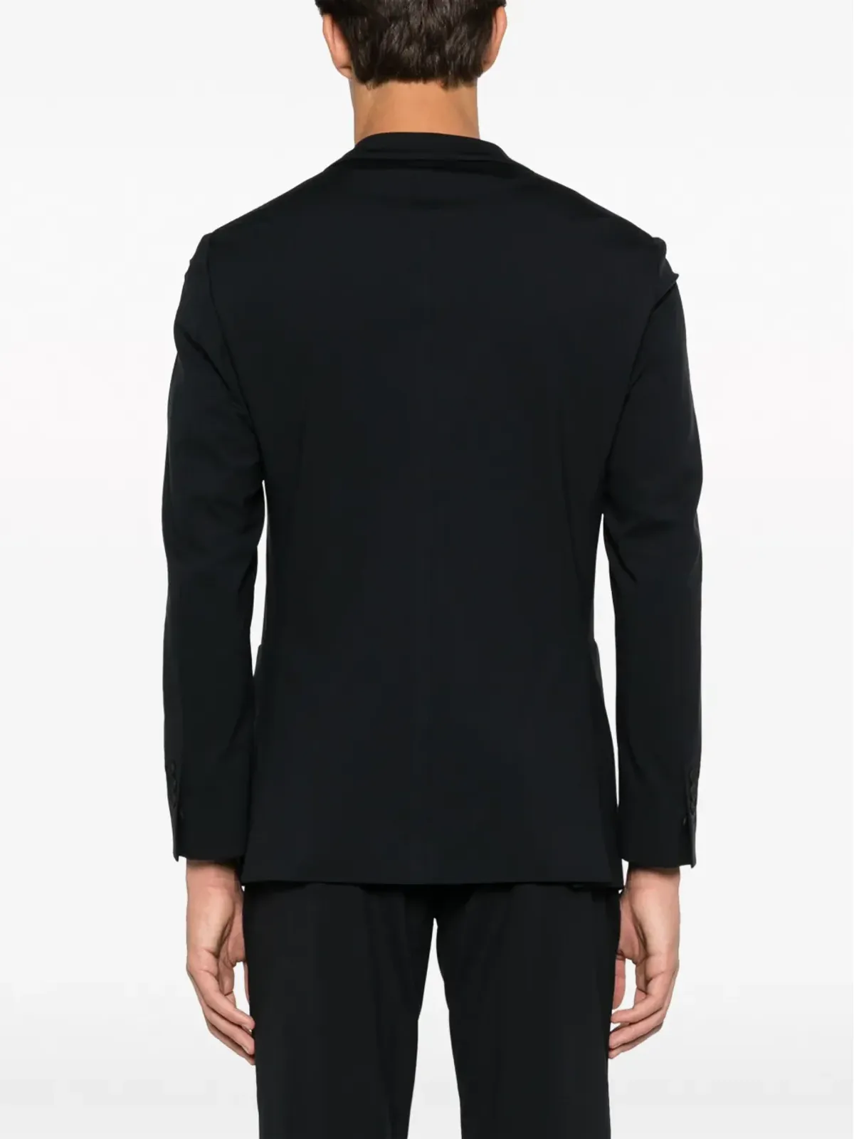 Boggi Milano ピークドラペル・シングルブレストブレザー - 画像4