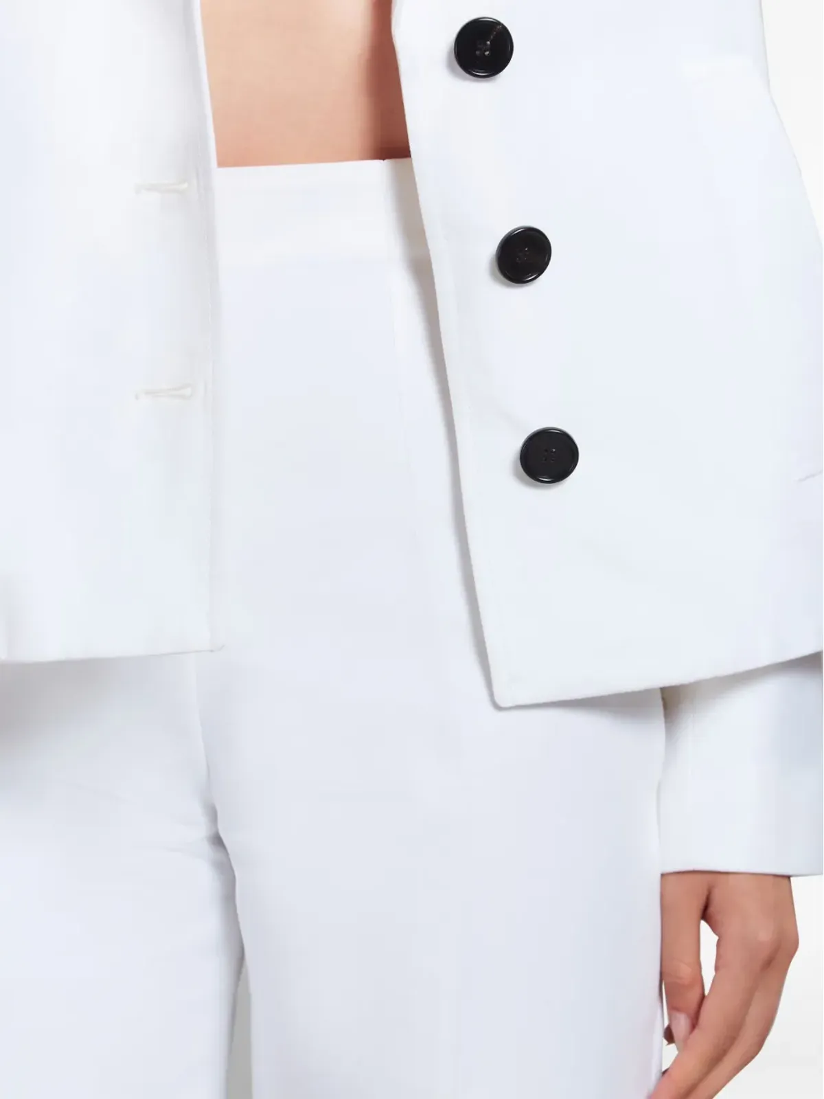 Marni ワイドレッグ クロップドパンツ - White - 画像5