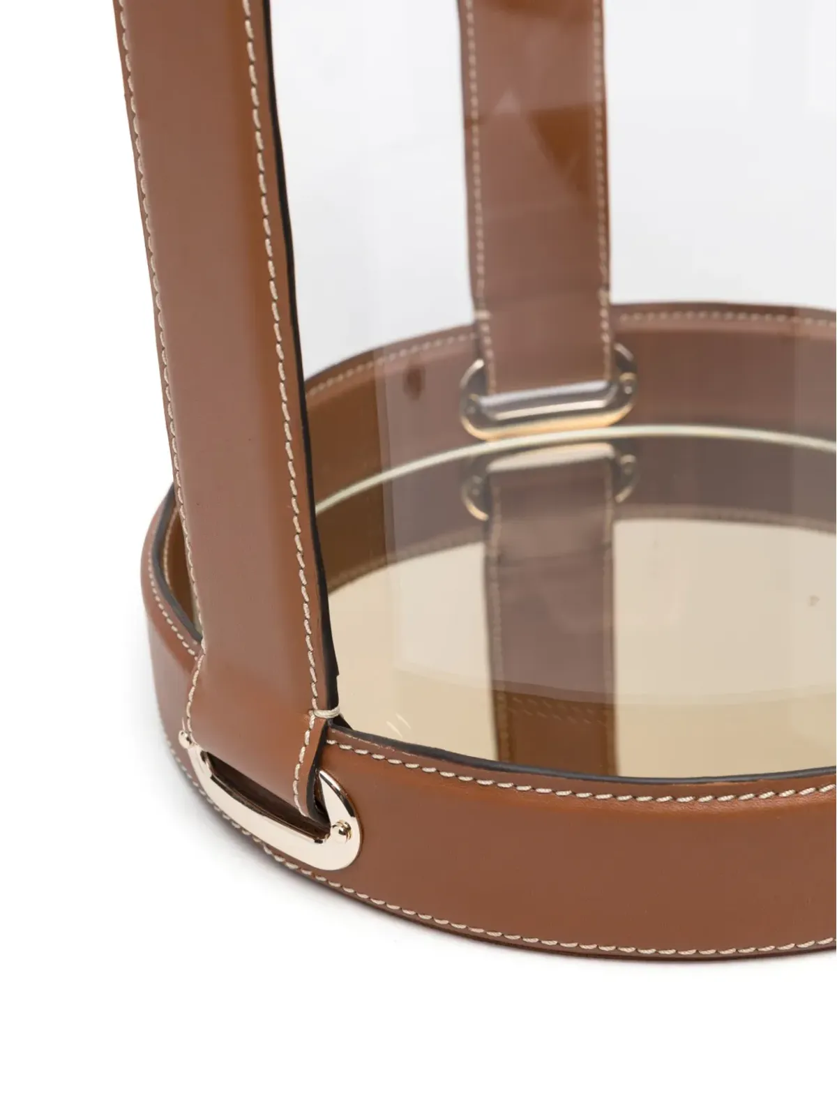 Ralph Lauren Home ライリー グラス 小型ハリケーン ブラウン - 画像3