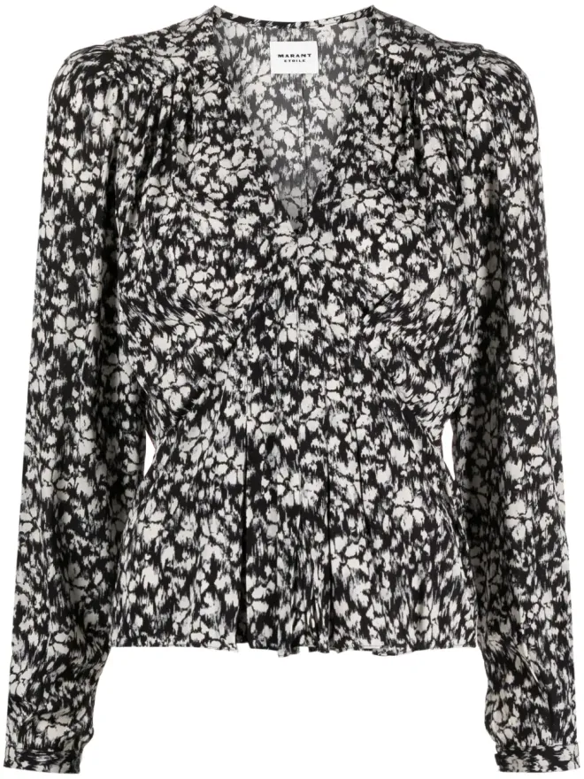 MARANT ÉTOILE MARANT ÉTOILE エディ 花柄プリント ブラウスの商品画像