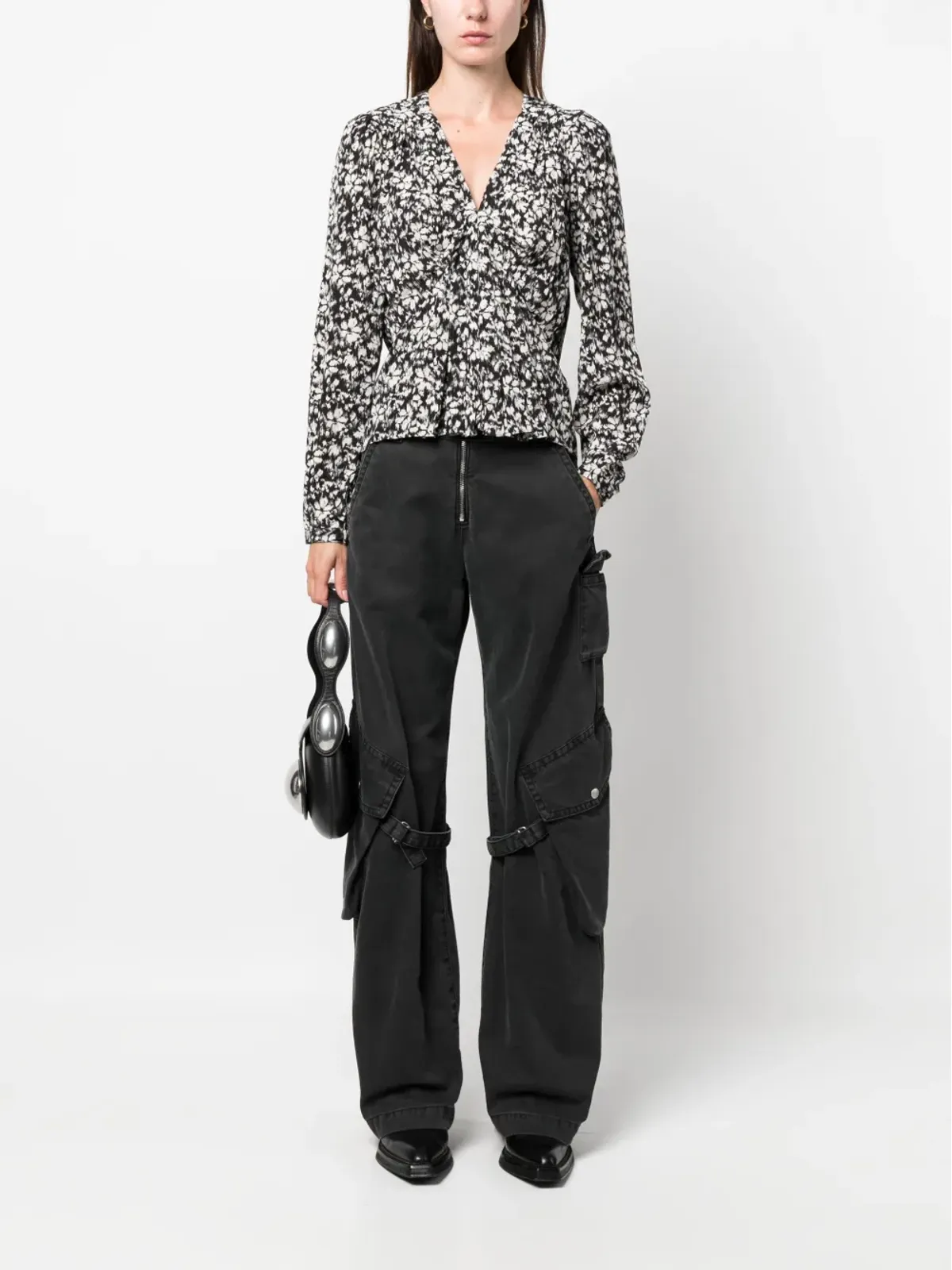 MARANT ÉTOILE エディ 花柄プリント ブラウス - 画像2