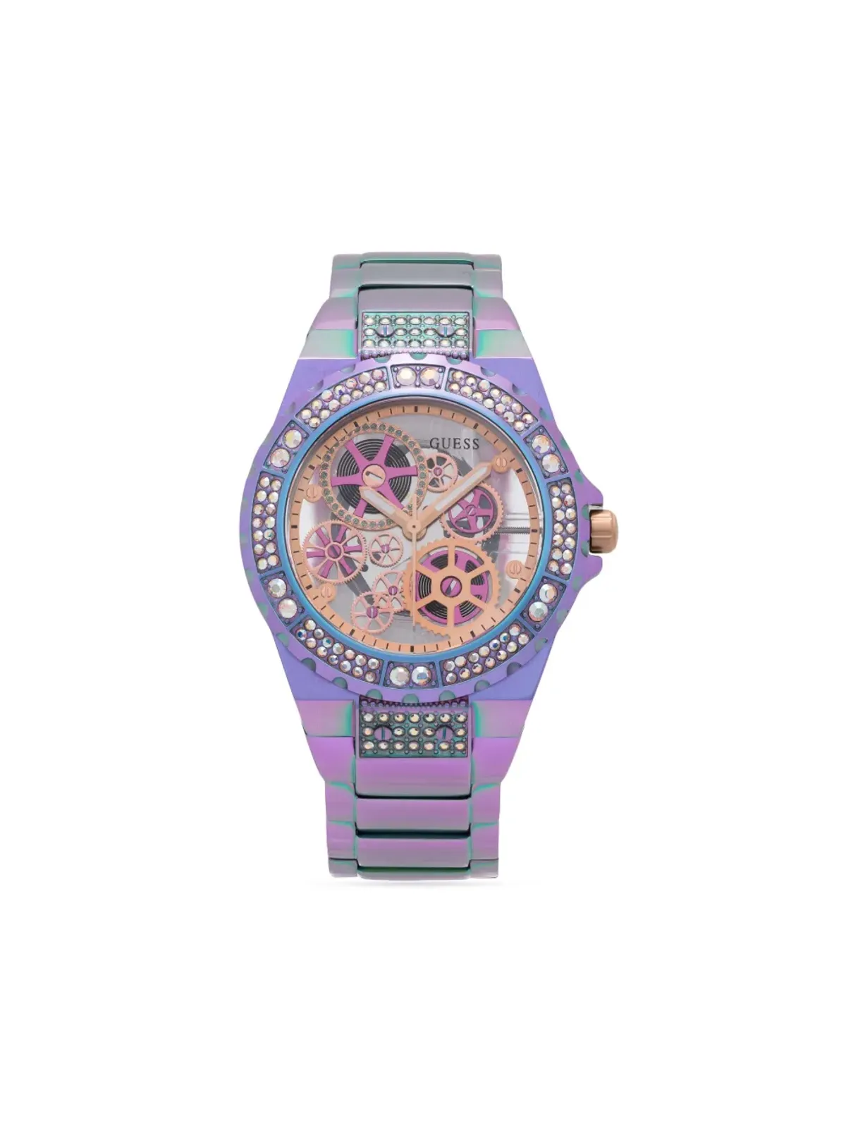 GUESS USA リヴァー クォーツ ゴールド - 画像1