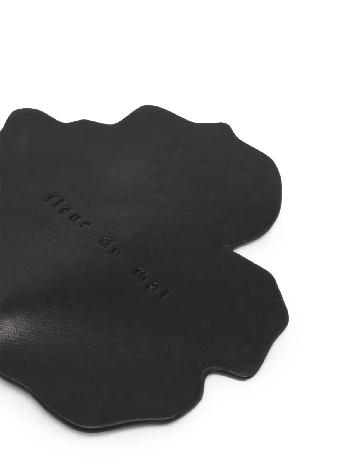 Fleur Du Mal rose-shaped leather paddle - Black - 画像3