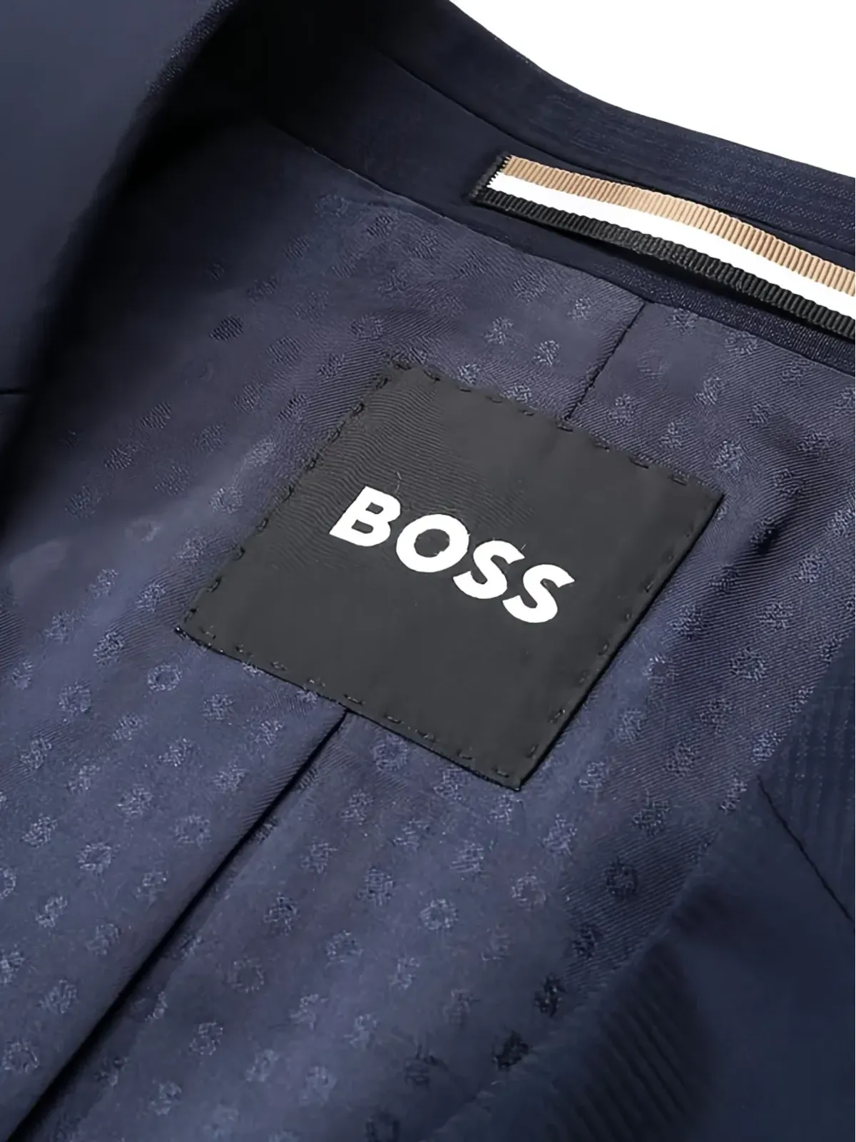 BOSS 2ボタン テクスチャード ジャケット ブルー - 画像5