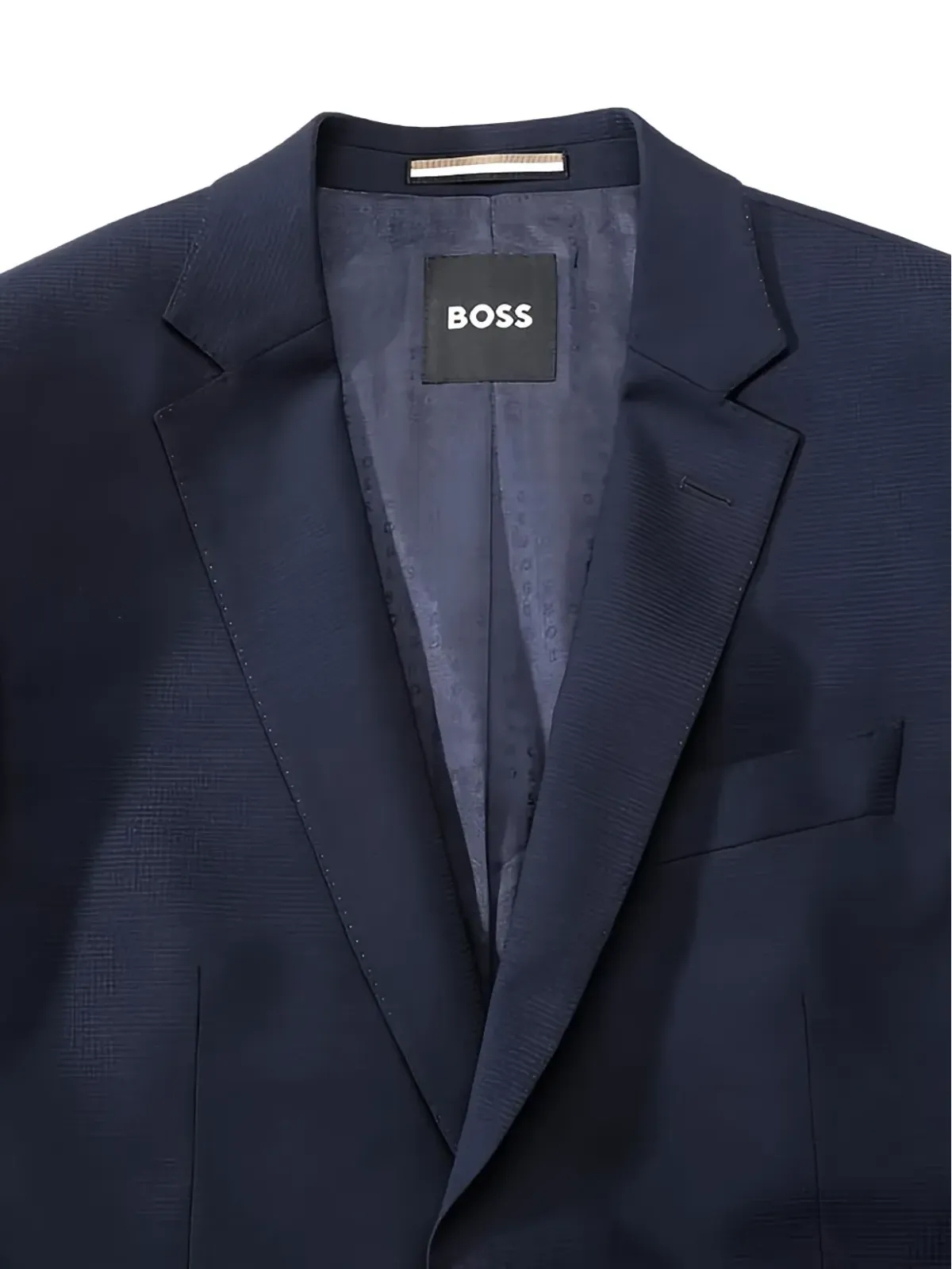 BOSS 2ボタン テクスチャード ジャケット ブルー - 画像3