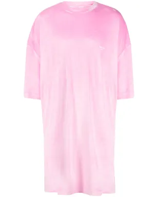 TEAM WANG design スパークルベルベット シャツドレス - ピンク - サムネイル1