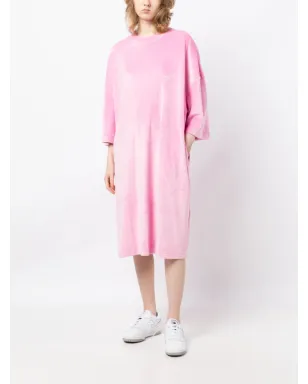 TEAM WANG design スパークルベルベット シャツドレス - ピンク - サムネイル3