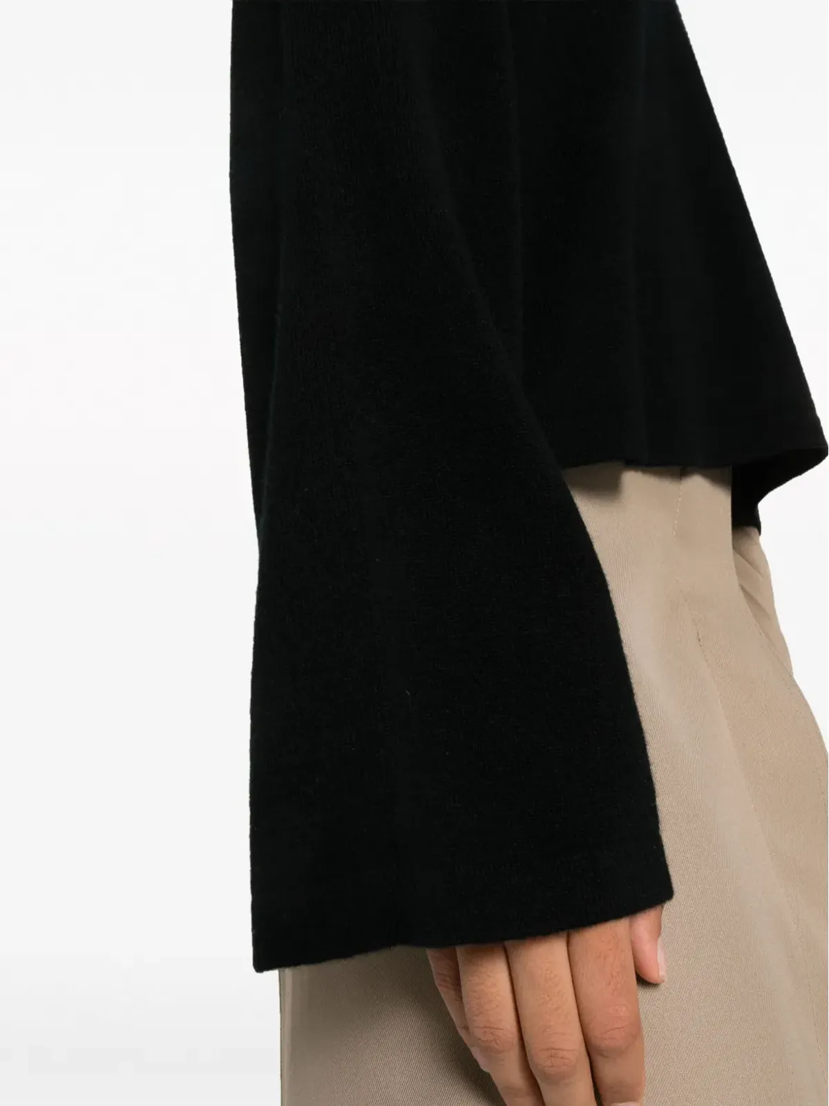 Allude Vネック ウールカシミヤ混紡 ニットセーター - 画像5