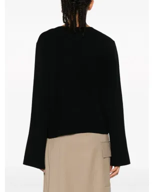 Allude Vネック ウールカシミヤ混紡 ニットセーター - サムネイル4