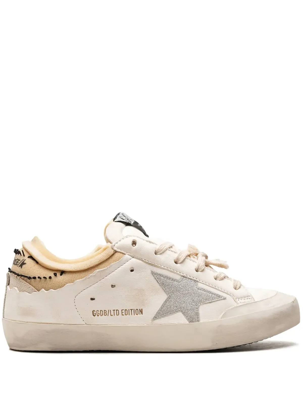 Golden Goose Super-Star Penstar Classic White/Beige sneakers - Neutrals - 画像1