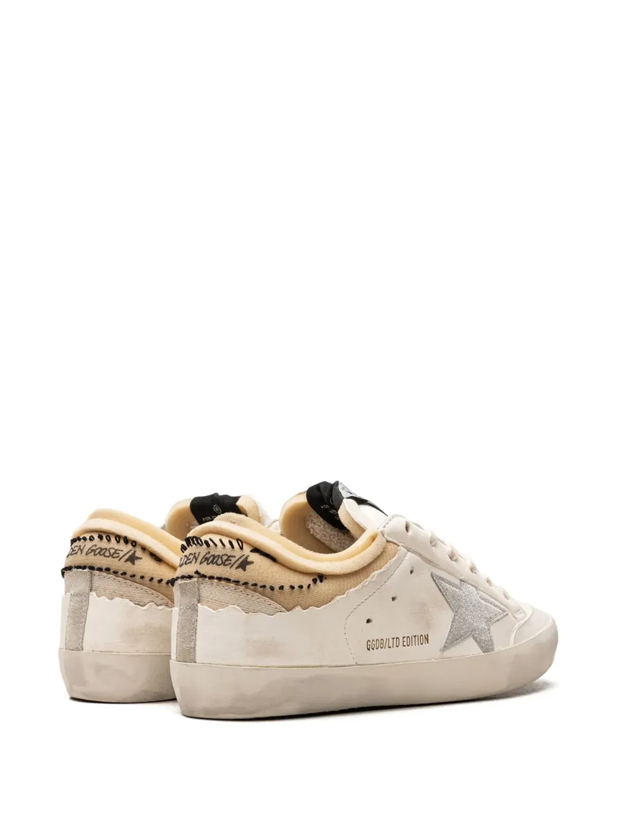 Golden Goose Super-Star Penstar Classic White/Beige sneakers - Neutrals - 画像3