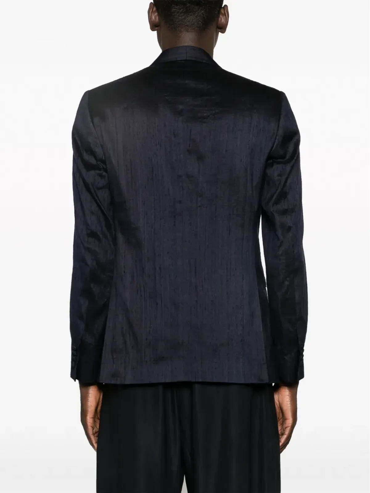 Lardini シングルブレスト シルク ブレザー - 画像4