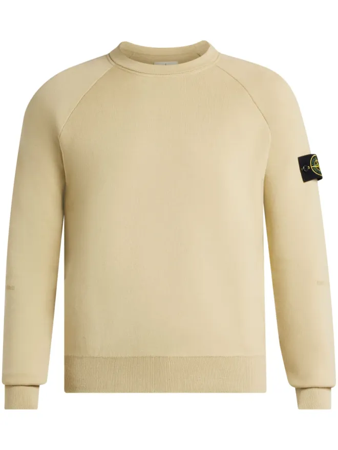 Stone Island Stone Island コンパス ロゴパッチ ジャージー スウェットシャツ（ベージュ系）の商品画像