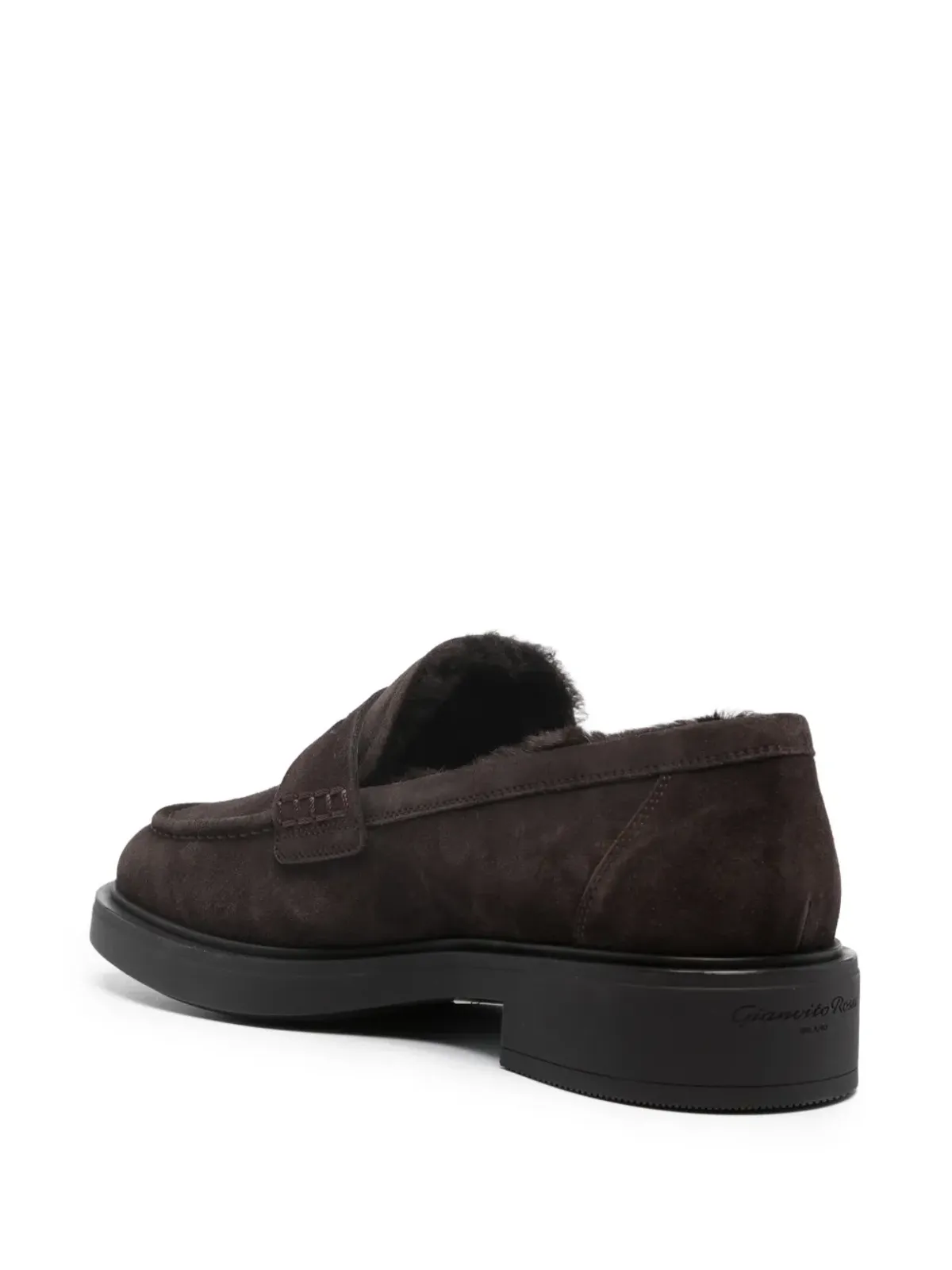 Gianvito Rossi ハリス ラウンドトゥ ローファー - 画像3