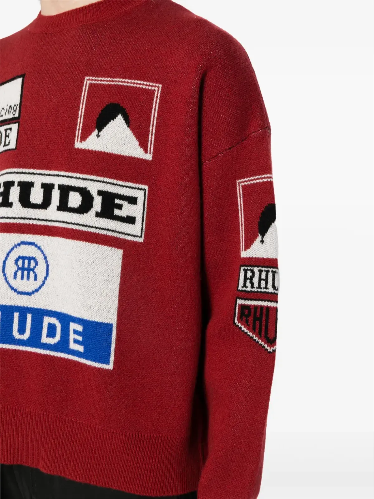 RHUDE Ayrton インターシャニットセーター - 画像5