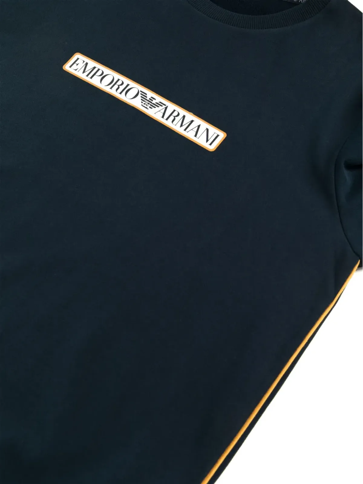 Emporio Armani ロゴプリント コットン スウェットシャツ - 画像3