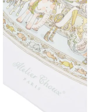 Atelier Choux Carouselプリント コットンブランケット - サムネイル3