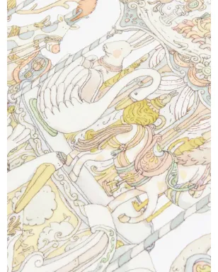 Atelier Choux Carouselプリント コットンブランケット - サムネイル4
