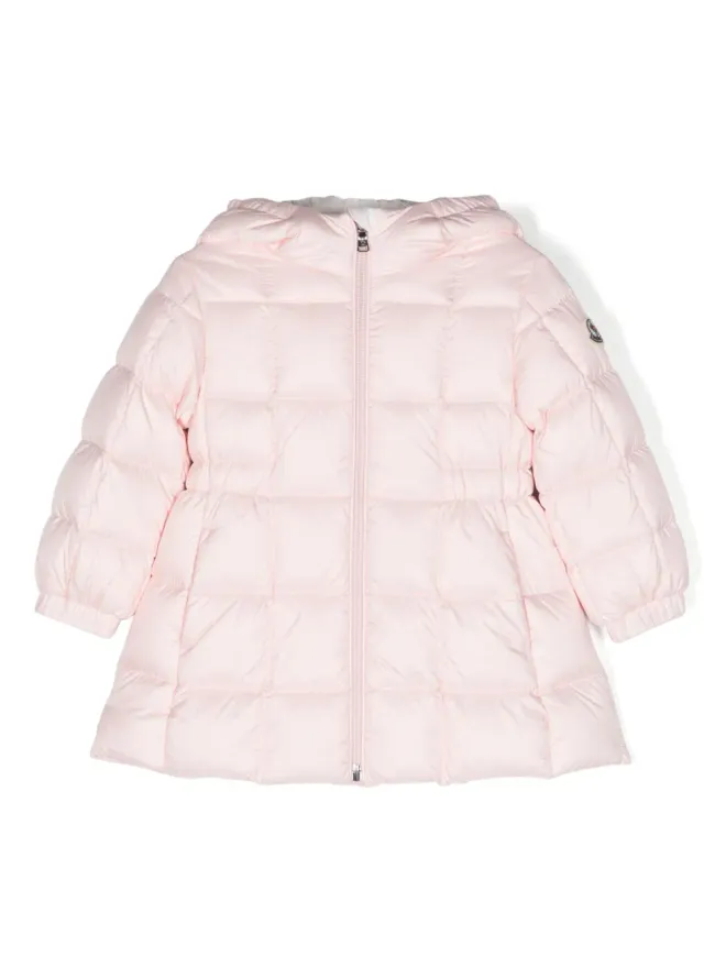 Moncler Enfant Moncler Enfant Anya quilted down jacket - Pinkの商品画像