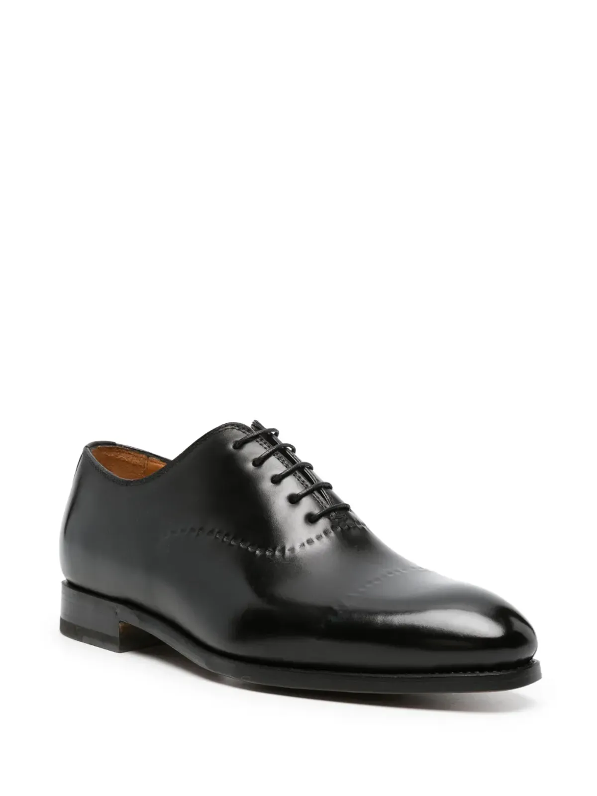Bontoni レースアップ レザー オックスフォードシューズ - 画像2
